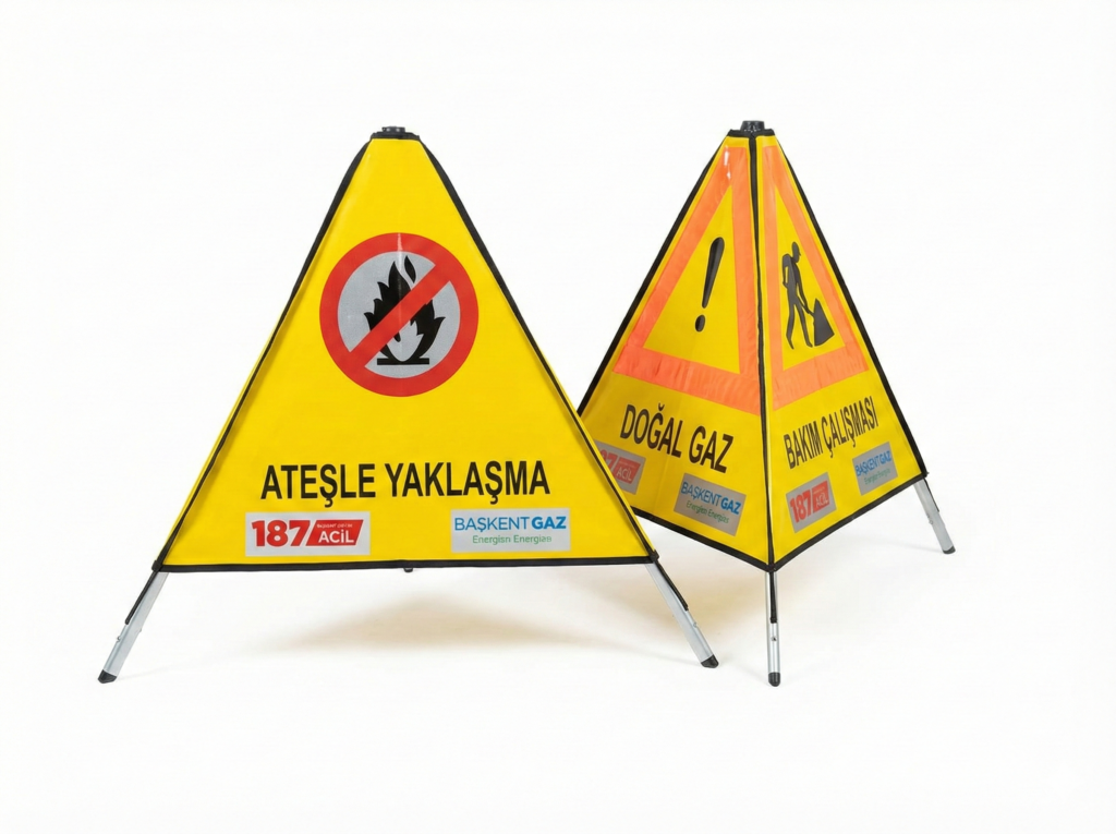 Triangular Reflector for Natural Gas