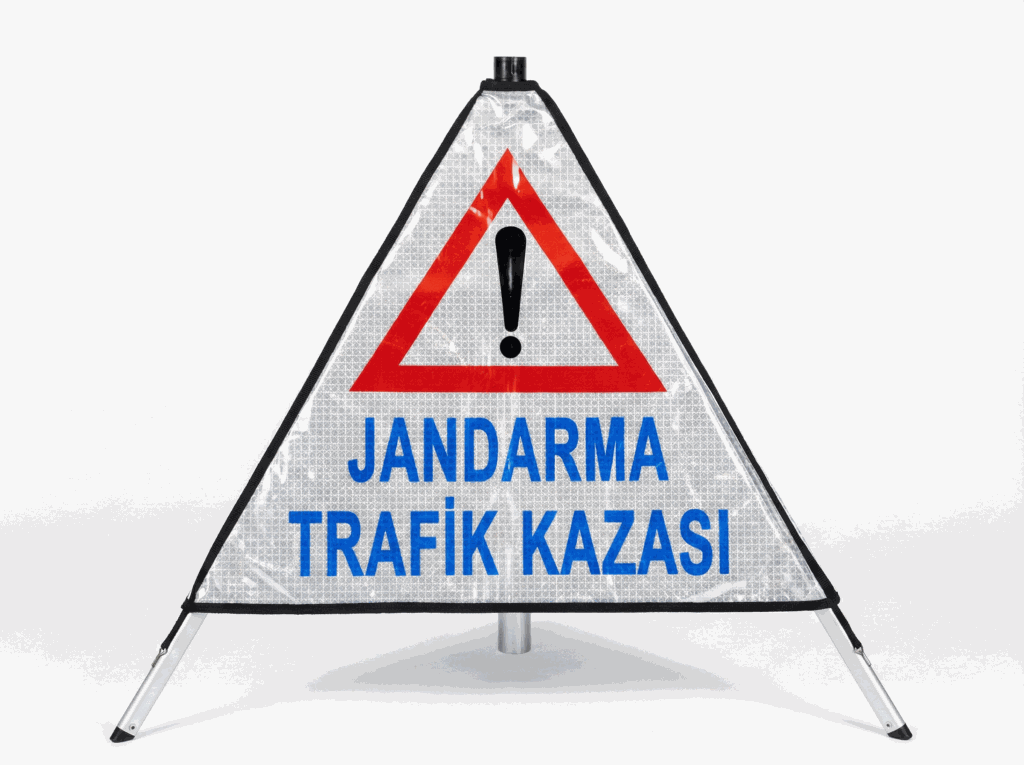 Triangular Reflector for Gendarmerie-Police