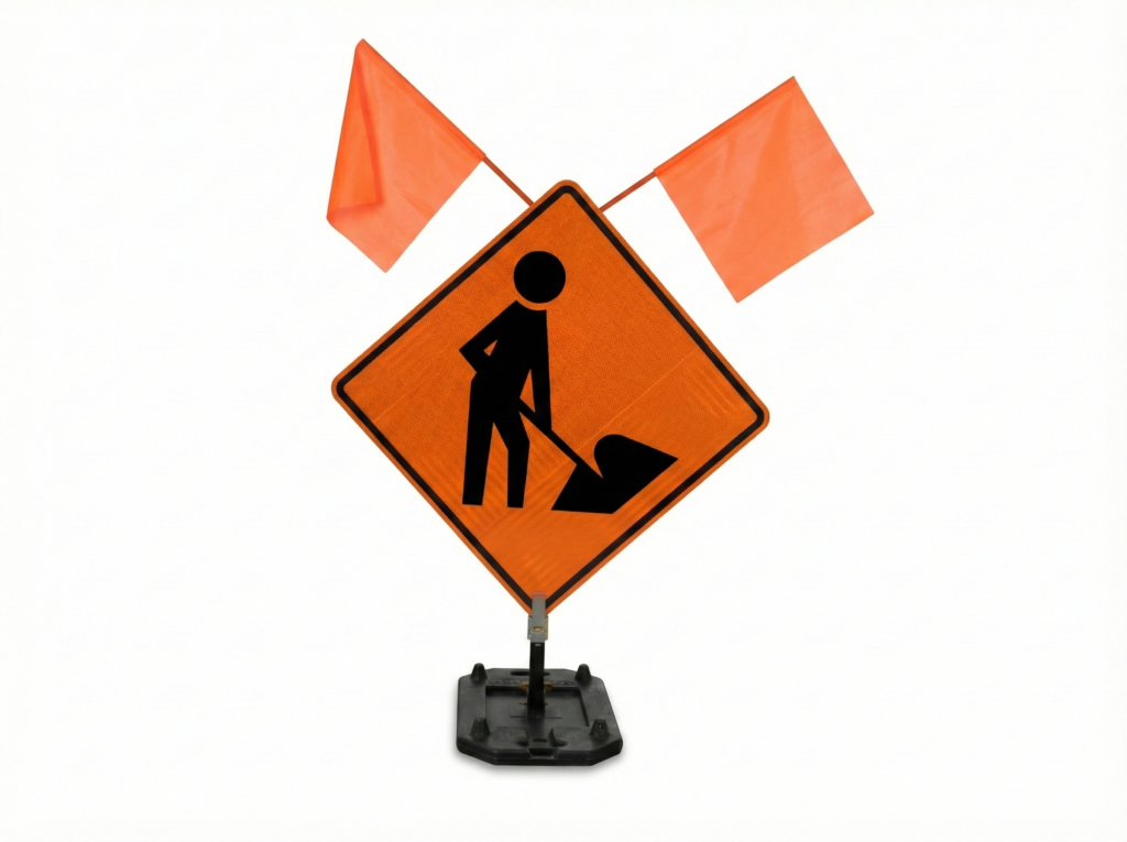 Road Construction Work Sign